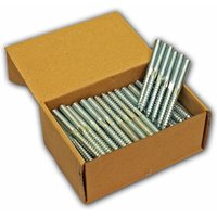 100x Stockschrauben M8 x 100 mm Doppelgewindeschrauben Stockschraube von SYMBIONET