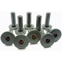 Symbionet - 10x Schallschutzdübel 12mm Gummidübel Schallschutz-Dübel mit Bund von SYMBIONET