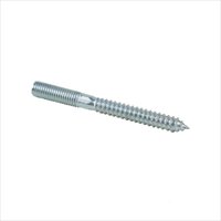 Stockschraube M10 x 140 mm Gewinde Holzschraube Stahl verzinkt von SYMBIONET