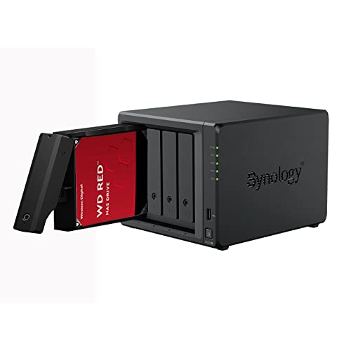 SYNOLOGY DS423+ 6GB NAS 32TB (4X 8TB) WD Red+, montiert und getestet mit SE DSM installiert von Synology