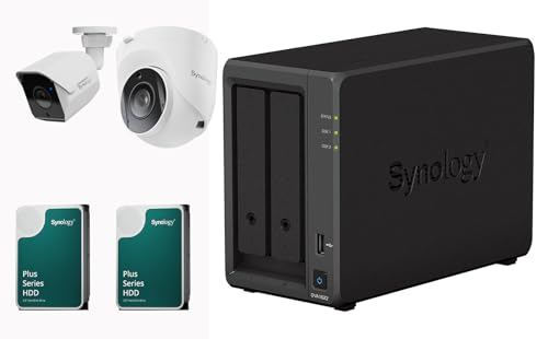 Synology NVR Bundle DVA1622 + 2X HAT3300-8T + 1x BC500 + 1x TC500 von Synology