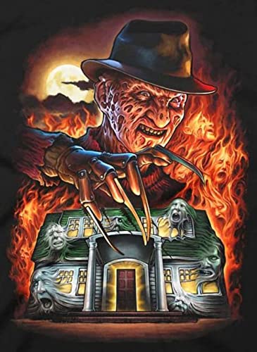 WANGMAOMAO DIY Ölgemälde Malen nach Zahlen Erwachsene Kinder DIY Malerei Malen Horrorfilmfigur Freddy Krueger 40 x50 cm Malen Spielzeug handgemalte Geschenke Hauptdekoration-ohne Rahmen von SYNYEY