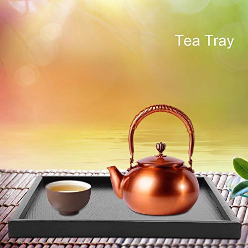 cigemay Holz-Serviertablett Holz-Tabletts, quadratisches Serviertablett, quadratisches Serviertablett, Couchtisch-Tablett, Zuhause, Restaurant(30 * 30) von SYNYEY