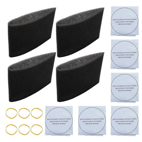 SYOWADA 6 Stück 90107 Trockenfilter, 6 Stück Haltebänder, 4 Stück 90585 Shop Vac Schaumstoffhülsenfilter Ersatz für die meisten Nass-/Trockensauger von Ladensauger und höher SYOWADA 6 Stück 90107 Trockenfilter, 6 Stück Haltebänder, 4 Stück 90585 Shop Vac Schaumstoffhülsenfilter Ersatz für die meisten Nass-/Trockensauger von Ladensauger und höher von SYOWADA