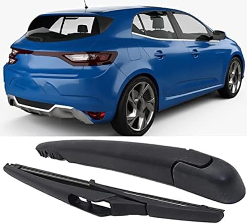 SYPPCH Auto Heckscheibenwischer für Renault Megane IV 2016-2022, Auto Hinter Scheibenwischer, Schwarz von SYPPCH