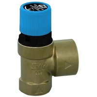 SYR Sasserath Membran-Sicherheitsventil 2115 DN 20, Ansprechdruck 6 bar mit Nirositz, Rohgelb von SYR