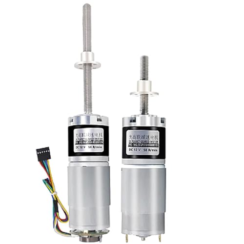 36MM 36GP-555 DC Planetengetriebemotor M8 Gewinde 50MM/100MM Lange Welle Niedrige Geschwindigkeit 12V 24V 16PPR(12V NO-Encoder,22rpm-100MM Shaft) von SYSCZPWC