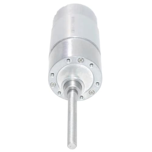 JGB37 555 DC 12V 24V Metallgetriebemotor 12-960 U/min Elektrischer M6 Langschaft Hohes Drehmoment Umkehrbarer Getriebemotor Smart(12V Only Motor,107 RPM) von SYSCZPWC