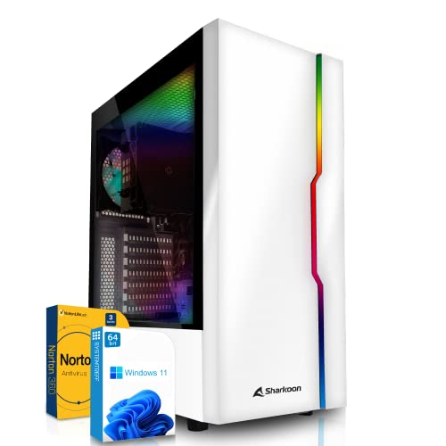 SYSTEMTREFF Basic Gaming PC AMD Ryzen 7 5700G 8x4.6GHz | AMD Radeon RX Vega 8 4K HDMI DX12 | 512GB M.2 NVMe | 16GB DDR4 RAM | WLAN Desktop Computer Rechner für Gamer, Zocker von SYSTEMTREFF