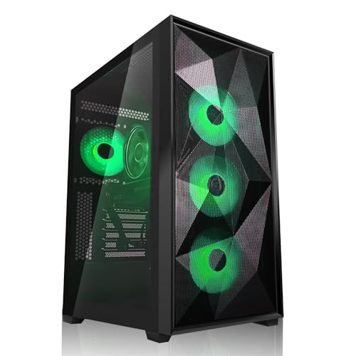 SYSTEMTREFF Gaming PC AMD Ryzen 5 7600X 6x5.3GHz | AMD Radeon RX 7700 XT 12GB DX12 | 1TB M.2 NVMe | 32GB DDR5 RAM | WLAN Desktop Computer Rechner für Gamer, Zocker & Streamer von SYSTEMTREFF