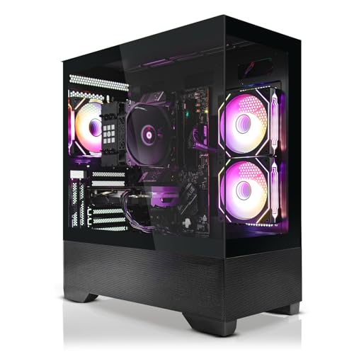 SYSTEMTREFF Gaming PC AMD Ryzen 7 5800X 8x4.7GHz | AMD Radeon RX 7800 XT 16GB DX12 | 1TB M.2 NVMe | 32GB DDR4 RAM | WLAN Desktop Computer Rechner für Gamer, Zocker & Streamer von SYSTEMTREFF