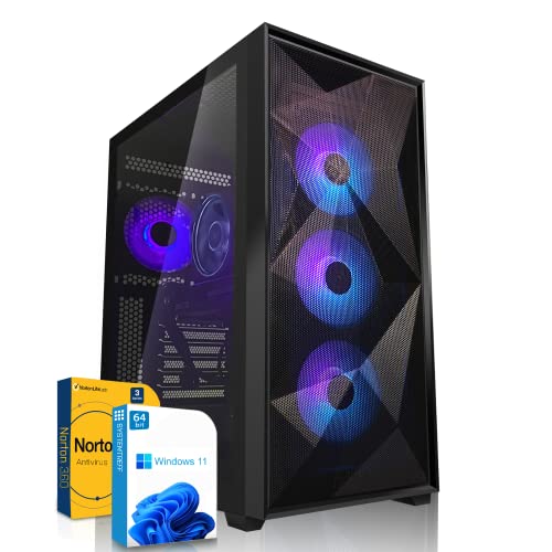 SYSTEMTREFF Gaming PC AMD Ryzen 7 7800X3D 8x5GHz | Nvidia GeForce RTX 4060 Ti 8GB DX12 | 1TB M.2 NVMe | 32GB DDR5 RAM | WLAN Desktop Computer Rechner für Gamer, Zocker & Streamer von SYSTEMTREFF