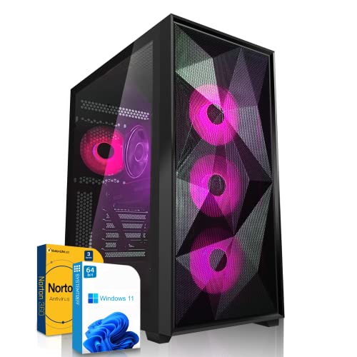 SYSTEMTREFF Gaming PC AMD Ryzen 9 7900 12x5.4GHz | AMD Radeon RX 7700 XT 12GB DX12 | 1TB M.2 NVMe | 32GB DDR5 RAM | WLAN Desktop Computer Rechner für Gamer, Zocker & Streamer von SYSTEMTREFF