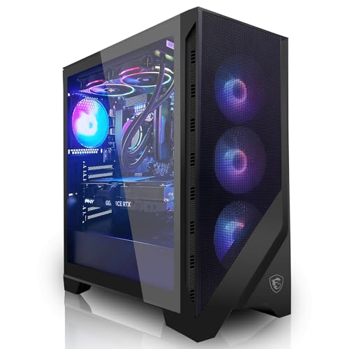 SYSTEMTREFF Gaming PC AMD Ryzen 9 7950X3D 16x5.7GHz | AMD Radeon RX 7700 XT 12GB DX12 | 1TB M.2 NVMe | 32GB DDR5 RAM | WLAN Desktop Computer Rechner für Gamer, Zocker & Streamer von SYSTEMTREFF