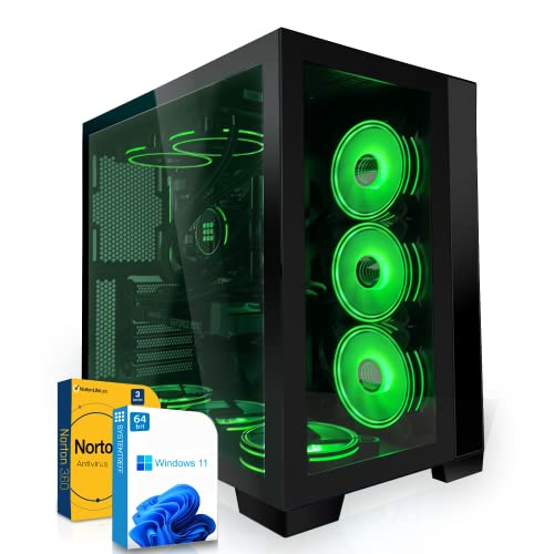 SYSTEMTREFF Gaming PC Intel Core i7-13700KF 16x5.4GHz | AMD Radeon RX 7700 XT 12GB DX12 | 1TB M.2 NVMe | 32GB DDR5 RAM | WLAN Desktop Computer Rechner für Gamer, Zocker & Streamer von SYSTEMTREFF