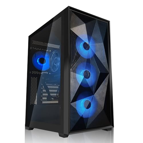 SYSTEMTREFF Gaming PC Intel Core i7-13700KF 16x5.4GHz | AMD Radeon RX 7800 XT 16GB DX12 | 1TB M.2 NVMe | 32GB DDR5 RAM | WLAN Desktop Computer Rechner für Gamer, Zocker & Streamer von SYSTEMTREFF