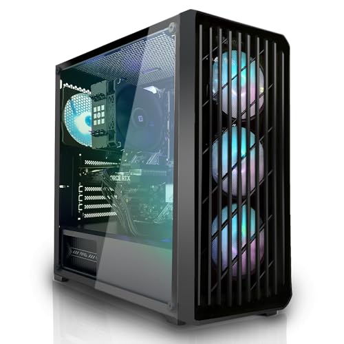 SYSTEMTREFF Basic Gaming PC AMD Ryzen 5 5500 6x4.2GHz | Nvidia GeForce RTX 3060 8 GB DX12 | 1TB M.2 NVMe + 1TB HDD | 32GB DDR4 RAM | WLAN Desktop Computer Rechner für Gamer, Zocker & Streamer SYSTEMTREFF Basic Gaming PC AMD Ryzen 5 5500 6x4.2GHz | Nvidia GeForce RTX 3060 8 GB DX12 | 1TB M.2 NVMe + 1TB HDD | 32GB DDR4 RAM | WLAN Desktop Computer Rechner für Gamer, Zocker & Streamer von SYSTEMTREFF