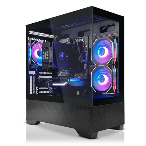 SYSTEMTREFF Gaming PC Intel Core i5-12400F 6x4.4GHz | Nvidia RTX 5070 12GB DX12 | 1TB M.2 NVMe | 32GB DDR4 RAM | Desktop Computer Rechner für Gamer, Zocker & Streamer SYSTEMTREFF Gaming PC Intel Core i5-12400F 6x4.4GHz | Nvidia RTX 5070 12GB DX12 | 1TB M.2 NVMe | 32GB DDR4 RAM | Desktop Computer Rechner für Gamer, Zocker & Streamer von SYSTEMTREFF