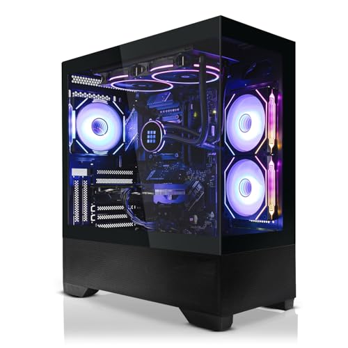 SYSTEMTREFF Gaming PC Intel Core i7-14700KF 20x5.6GHz | Nvidia GeForce RTX 4060 Ti 8GB DX12 | 1TB M.2 NVMe | 32GB DDR5 RAM | WLAN Desktop Computer Rechner für Gamer, Zocker & Streamer von SYSTEMTREFF