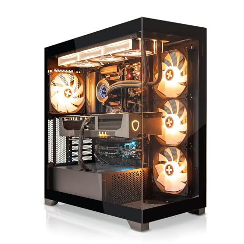 SYSTEMTREFF High-End Gaming PC AMD Ryzen 7 9800X3D 8x5.2GHz | Nvidia RTX 5080 16GB GDDR7 mit DLSS 4 | 2TB M.2 NVMe | 32GB DDR5 RAM | Desktop Computer Rechner für Gamer, Zocker & Streamer von SYSTEMTREFF