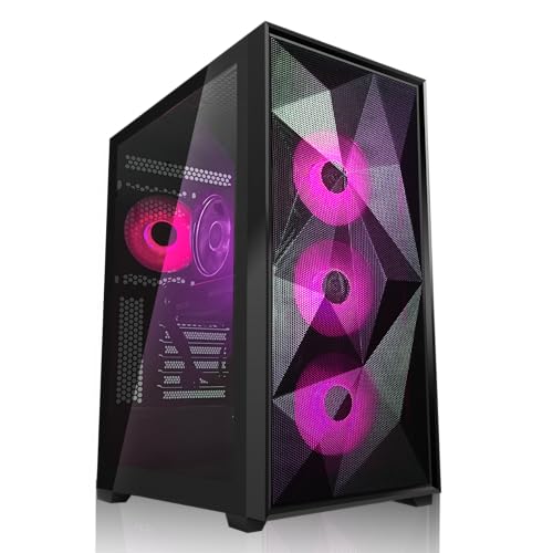 SYSTEMTREFF High-End Gaming PC Intel Core i5-14600K 14x5.3GHz | Nvidia GeForce RTX 4070 Super 12GB DX12 | 1TB M.2 NVMe | 32GB DDR4 RAM | WLAN Desktop Computer Rechner für Gamer, Zocker & Streamer von SYSTEMTREFF