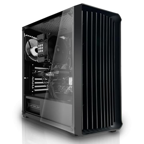 SYSTEMTREFF Office PC AMD Ryzen 5 PRO 5655G 6x4.4GHz | AMD RX Vega 7 4K HDMI DX12 | 1TB M.2 NVMe | 32GB DDR4 RAM | WLAN Silent Desktop Computer Rechner für Büro Business Multimedia von SYSTEMTREFF