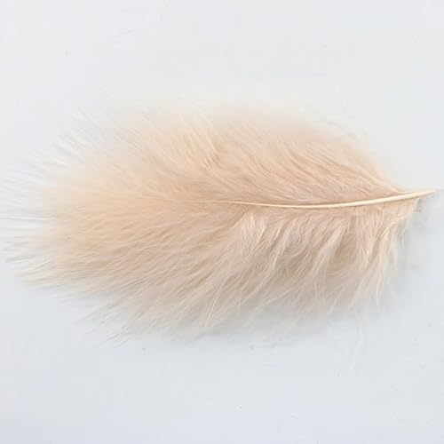 SYSUII 100 Stück natürliche Truthahnfedern, 13-18CM Natur Vogelfeder Fasan Schwanzfedern für Karneval Kostüm Feder Maske Hochzeit Party Dekoration Kostüme, basteln, Zuhause Dekor, DIY-Rosa #1 von SYSUII