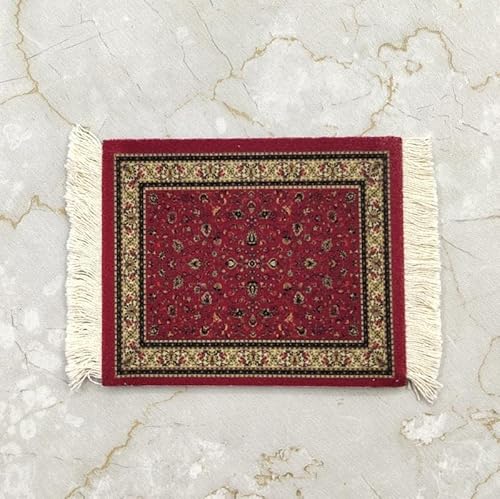 SYSUII 13 * 9CM Teppich Mauspad aus Textilgewebe Persian Teppich Mouse Pad Orientalischer Mini Teppich Mauspad mit Quaste Lustiges Büro Computer Zubehör für den Schreibtisch von SYSUII