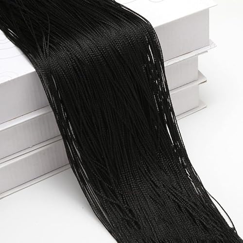 SYSUII 2 Stück 100 x 200 cm Fadenvorhang Vorhang Dekovorhang Raumteiler Türvorhang Fenstervorhang Fadenvorhänge Fadengardine für Türen, Wohnzimmer, als Raumteiler oder Dekoration, Polyester -Schwarz SYSUII 2 Stück 100 x 200 cm Fadenvorhang Vorhang Dekovorhang Raumteiler Türvorhang Fenstervorhang Fadenvorhänge Fadengardine für Türen, Wohnzimmer, als Raumteiler oder Dekoration, Polyester -Schwarz von SYSUII