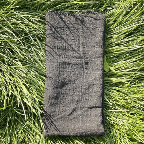 SYSUII 6er Set Leinenservietten Stoffservietten-Rustikale wiederverwendbar Leinen Servietten Dekorative Tischservietten Baumwoll-Leinen Stoffservietten für Hochzeitsfeier Party Dekoration -dunkelgrau von SYSUII