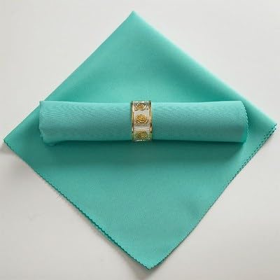 Stoffservietten, 8er Pack weiche Stoffservietten Blau Servietten 48x48cm Serviette Tischdekoration Tischservietten Wiederverwendbare für Hochzeitsszene, Geburtstagsfeier Weihnachten von SYSUII