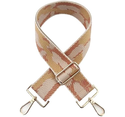 Verstellbarer Schultergurt für Taschen 5cm Taschengurt Boho Schulterriemen für Schultertasche Tragetaschen Handtaschen,DIY Zubehör für Tasche Goldem Karabinerhaken DIY Taschenherstellung Khaki Verstellbarer Schultergurt für Taschen 5cm Taschengurt Boho Schulterriemen für Schultertasche Tragetaschen Handtaschen,DIY Zubehör für Tasche Goldem Karabinerhaken DIY Taschenherstellung Khaki von SYSUII