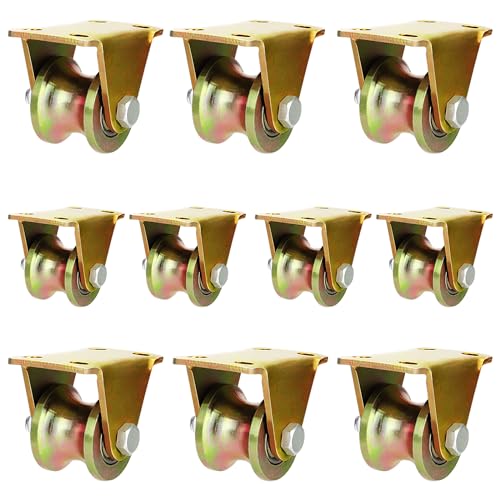 SYUTBOU 10 Stück 30mm Umlenkrollen für Seile, U-Nut-Stahl-Lenkrolle, Umlenkrolle Stahlseil, Rollenrad Seilrolle Umlenkrolle, Schwerlastrollen für Flaschenzugsystem Drahtseile Wäscheleine Invertierte SYUTBOU 10 Stück 30mm Umlenkrollen für Seile, U-Nut-Stahl-Lenkrolle, Umlenkrolle Stahlseil, Rollenrad Seilrolle Umlenkrolle, Schwerlastrollen für Flaschenzugsystem Drahtseile Wäscheleine Invertierte von SYUTBOU