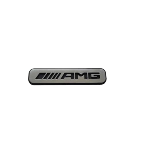 Auto Emblem für Smart #1, Logo Badge Aufkleber Sticker mit Emblem für Außendekoration 3D Metall Buchstaben Aufkleber mit Logo Auto Styling Zubehör,AMG-Silver Auto Emblem für Smart #1, Logo Badge Aufkleber Sticker mit Emblem für Außendekoration 3D Metall Buchstaben Aufkleber mit Logo Auto Styling Zubehör,AMG-Silver von SYXWJL