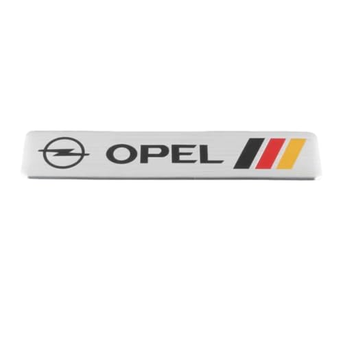 Auto Emblem für Opel Zafira Life 2019 2020, Logo Badge Aufkleber Sticker mit Emblem für Außendekoration 3D Metall Buchstaben Aufkleber mit Logo Auto Styling Zubehör,B von SYXWJL