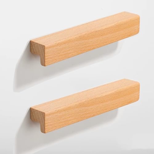 SYZOW 6 Stück Möbelgriffe, Schrankgriffe Holz, Lochabstand 128mm Holz Griffe Möbel SYZOW 6 Stück Möbelgriffe, Schrankgriffe Holz, Lochabstand 128mm Holz Griffe Möbel von SYZOW