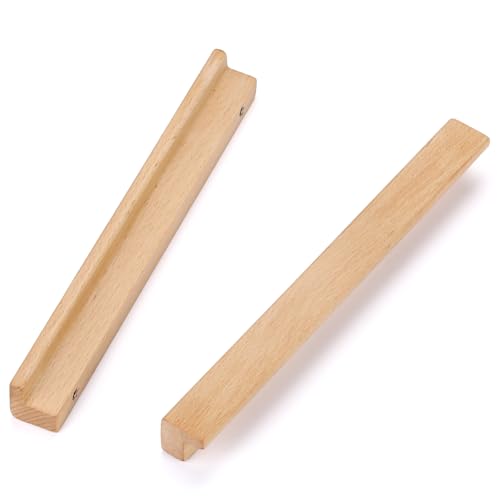 SYZOW 6 Stück Möbelgriffe Holz, Schrankgriffe, Lochabstand 192mm Holz Griffe Möbel SYZOW 6 Stück Möbelgriffe Holz, Schrankgriffe, Lochabstand 192mm Holz Griffe Möbel von SYZOW