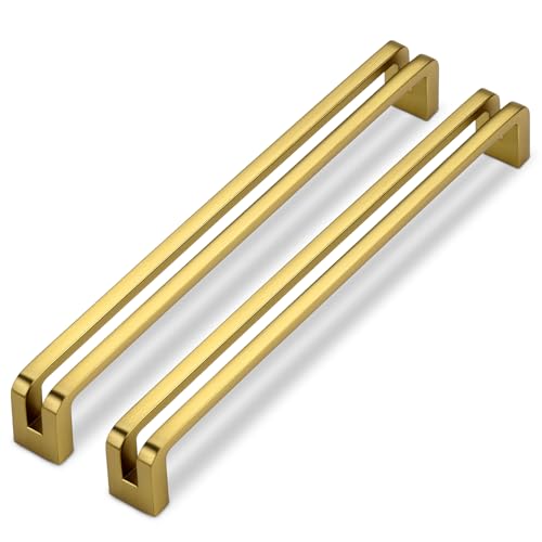 SYZOW 6 Stück Möbelgriffe golden Schrankgriffe Küchengriffe 192mm Lochabstand Schubladen Griffe golden Möbelgriff SYZOW 6 Stück Möbelgriffe golden Schrankgriffe Küchengriffe 192mm Lochabstand Schubladen Griffe golden Möbelgriff von SYZOW