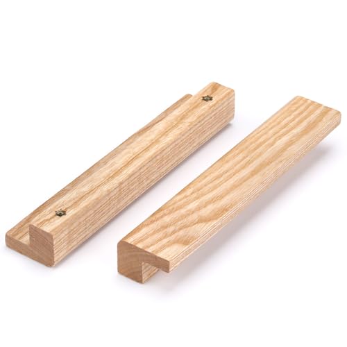 SYZOW 6 Stück Schrankgriff Wachsholz Holz Möbelgriff | Lochabstand 128mm SYZOW 6 Stück Schrankgriff Wachsholz Holz Möbelgriff | Lochabstand 128mm von SYZOW