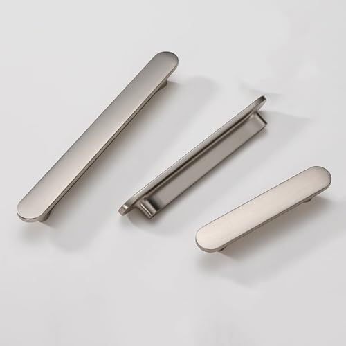 SYZOW 6 Stück Schrankgriffe Gebürsteter Nickel Möbelgriffe Küchengriffe Gebürsteter Nickel -Griffe Möbel Schrankgriffe aus Messing Schubladengriffe 128mm Lochabstand SYZOW 6 Stück Schrankgriffe Gebürsteter Nickel Möbelgriffe Küchengriffe Gebürsteter Nickel -Griffe Möbel Schrankgriffe aus Messing Schubladengriffe 128mm Lochabstand von SYZOW