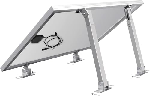 Solarpanel Dachhalterung - 0-30°Einstellbarem Winkel Solarpanel Halterung, Verstellbare Solarmodul-Halterungen für Wohnmobil Boote netzunabhängige Dachsysteme (Aluminium) von SZ-KARIDGE