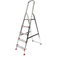 SZ Metall Stehleiter alu 5 Stufen, H: 180,0 cm SZ Metall Stehleiter alu 5 Stufen, H: 180,0 cm von SZ Metall