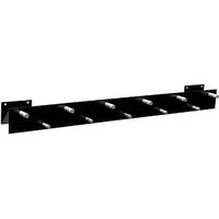 SZ Metall Wandgarderobe 50135 schwarz Metall 11 Haken 100,0 x 9,0 cm von SZ Metall