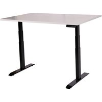 SZAGATO Schreibtisch, Breite: 80 cm, Stahl/Holz - grau von SZAGATO