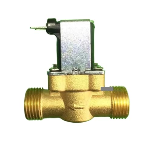 G 1/2'' Normalerweise Geschlossen Messing Solenoid Magnetschalter DC 5V 12V 24V 36V 48V AC 110V 220V Solar Wasser(5V) von SZBTQMUW