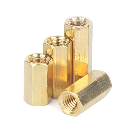 M2 M2.5 M3 M4 M5 Messing Hex Standoff Pillar Stud Spacer Hexagon Motherboard Hohlschraube, M2.5, 20mm (30Pcs) von SZCURC