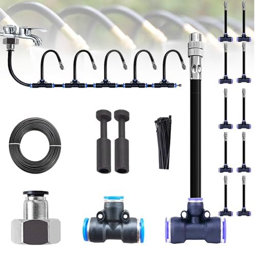 SZDN 360° Curved Garden Automatic Irrigation System, Bewässerungssystem Balkon, Bewässerungssystem Zimmerpflanzen, für Landschaft, Flower Bed Und Terrasse Pflanzen (10m) von SZDN