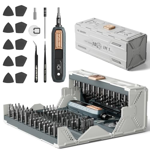 Präzision Schraubendreher Set, 180 in 1 Mini Schraubenzieher Set, Exquisite Box, Magnetische Feinmechaniker, Schraubenzieher Set für Handys, Kamera, Laptop, Elektronische DIY-Modelle, Uhren von SZGIARUY