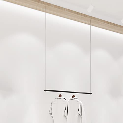 SZITW Kleiderständer, höhenverstellbar, Display, Bekleidungsgeschäft, Kleiderständer, Decken-Hochzeitskleid-Hängeregal, Kleiderbügel, Wandmontage, kommerzielles Schlafzimmer-Organizer-Regal für Ei SZITW Kleiderständer, höhenverstellbar, Display, Bekleidungsgeschäft, Kleiderständer, Decken-Hochzeitskleid-Hängeregal, Kleiderbügel, Wandmontage, kommerzielles Schlafzimmer-Organizer-Regal für Ei von SZITW