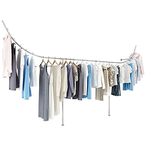 SZITW Wandmontierter Ausstellungsständer für Bekleidungsgeschäfte, Gold, Wandregale aus Eisenmetall für Bekleidungsgeschäfte, Kleiderständer für Herren, Damen, Kinder, Einzelhandel, gewerbliche Kl SZITW Wandmontierter Ausstellungsständer für Bekleidungsgeschäfte, Gold, Wandregale aus Eisenmetall für Bekleidungsgeschäfte, Kleiderständer für Herren, Damen, Kinder, Einzelhandel, gewerbliche Kl von SZITW
